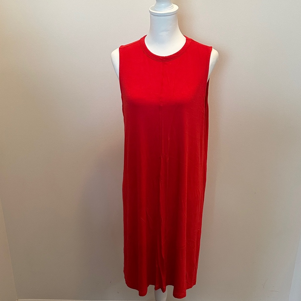 Time and Tru Red Midi Dress